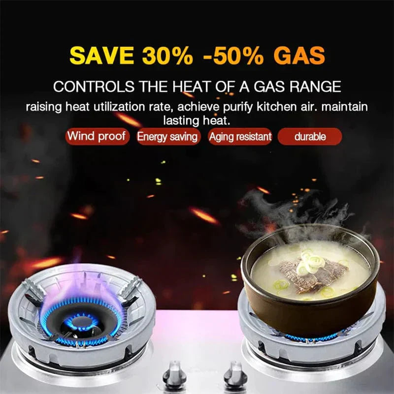 Fire & Windproof Energy Saving Gas Stove Stand - (BUY 1 + GET 1 FREE🔥)