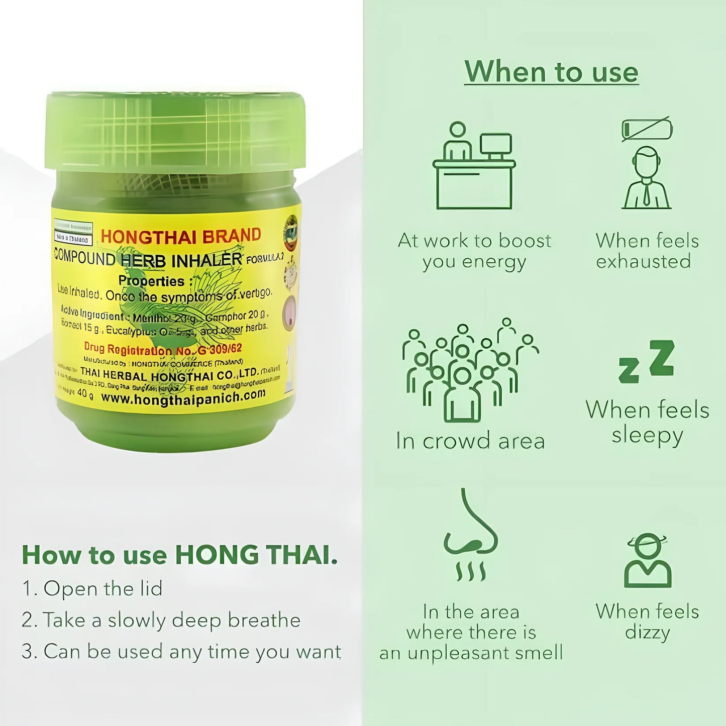ClearBreath™ - Hong Thai Traditional Herbal Inhaler 🌿🌬️ (Limited stock 🔥 Buy Now🔥🔥)