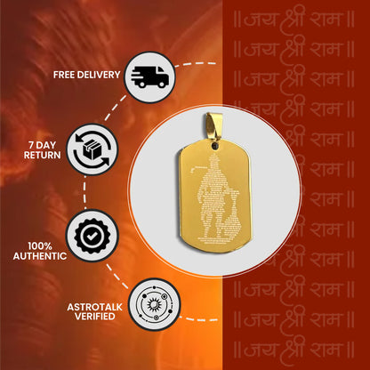 Divine Hanuman Chalisa Pendant 🙏