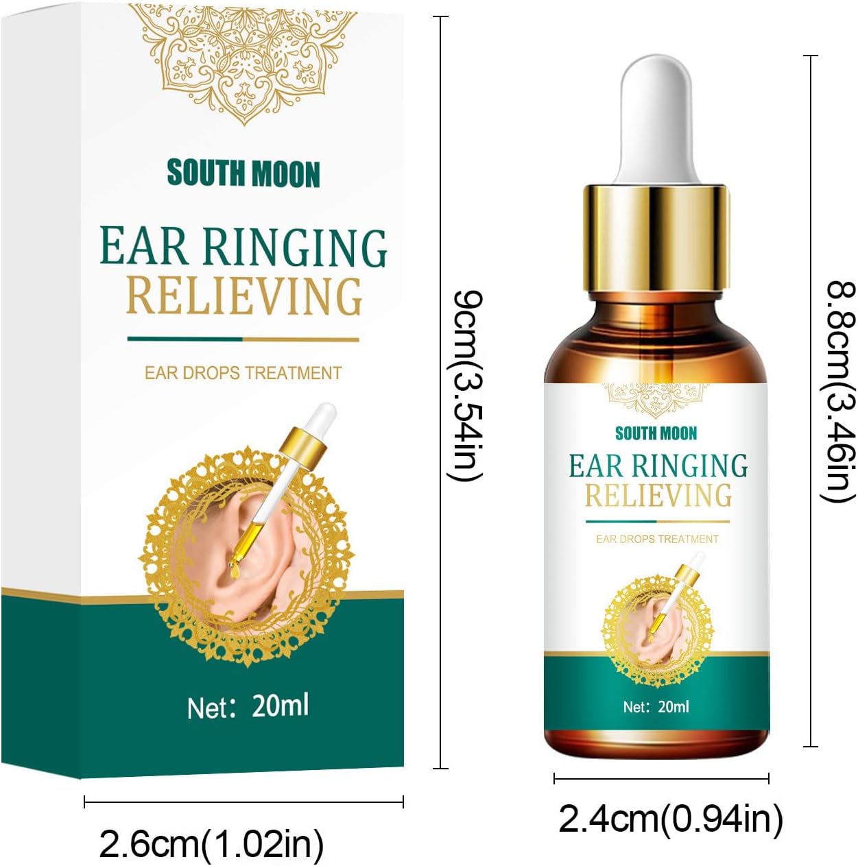 CalmHear™ - Ear Ringing Relieving Drops  for Ear Hearing Care 🌿👂 (Buy 1 Get 1 Free🔥🔥)