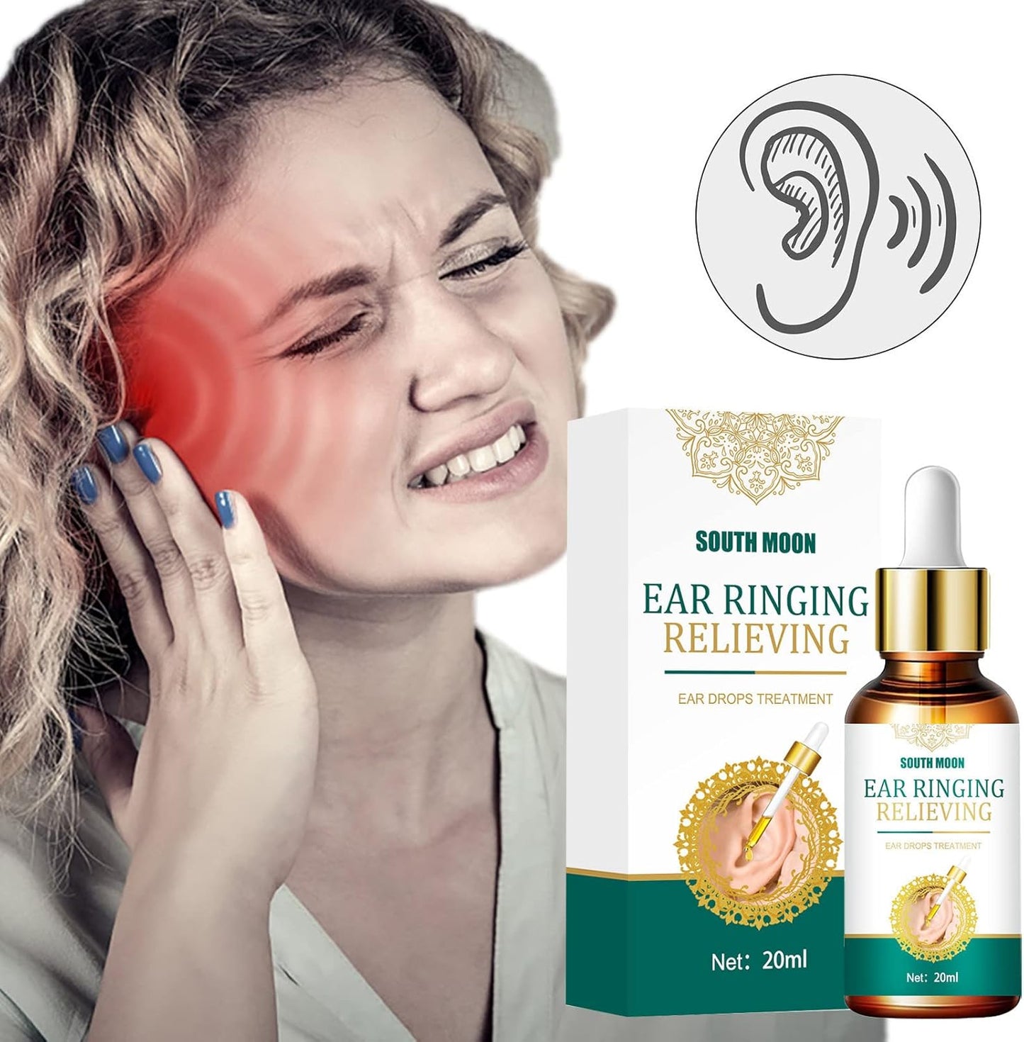 CalmHear™ - Ear Ringing Relieving Drops  for Ear Hearing Care 🌿👂 (Buy 1 Get 1 Free🔥🔥)
