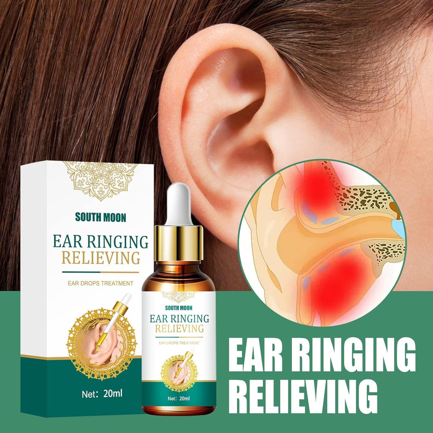 CalmHear™ - Ear Ringing Relieving Drops  for Ear Hearing Care 🌿👂 (Buy 1 Get 1 Free🔥🔥)