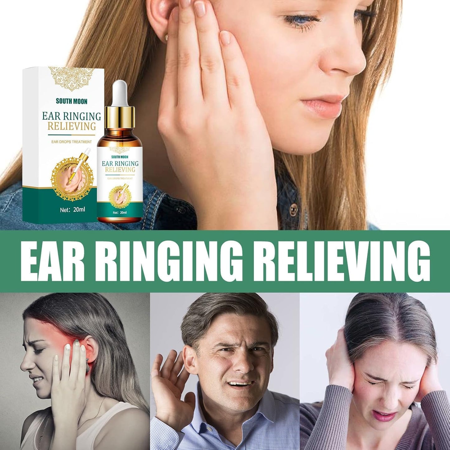 CalmHear™ - Ear Ringing Relieving Drops  for Ear Hearing Care 🌿👂 (Buy 1 Get 1 Free🔥🔥)