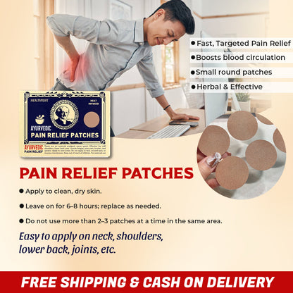 VedaRelief™ - Japanese Ayurvedic Pain Relief Patches 🌿✨ ( Buy 1 Get 1 Free🔥🔥)