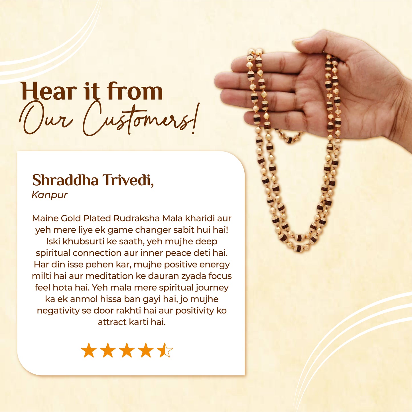 Superior Quality Gold Plated Mala for Men & Women - Limited Stock Only🔥🔥
