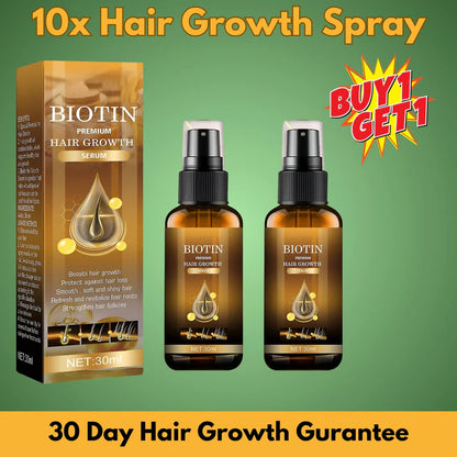 10x™ Rapid Hair Growth Spray - Hair growth in 30 days Guarantee [Buy 1 Get 1 Free🔥]