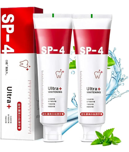 BrightenUp™ - SP-4 Ultra+ Teeth Whitening Toothpaste ✨🦷