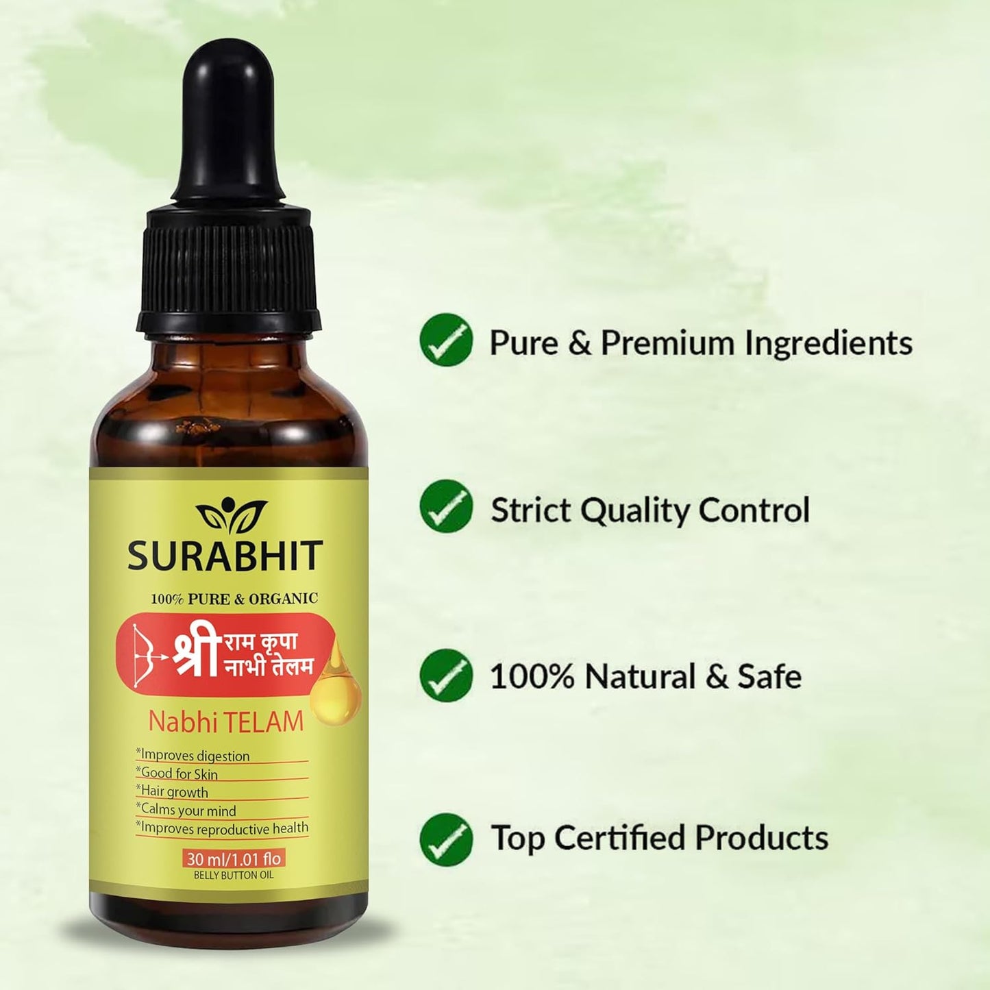 Ayurvedic Ramban Multi-Benefit Nabhi Oil (Limited Time Offer🔥) (Belly Button Oil)