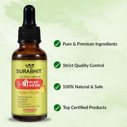 Ayurvedic Ramban Multi-Benefit Nabhi Oil (Limited Time Offer🔥) (Belly Button Oil)
