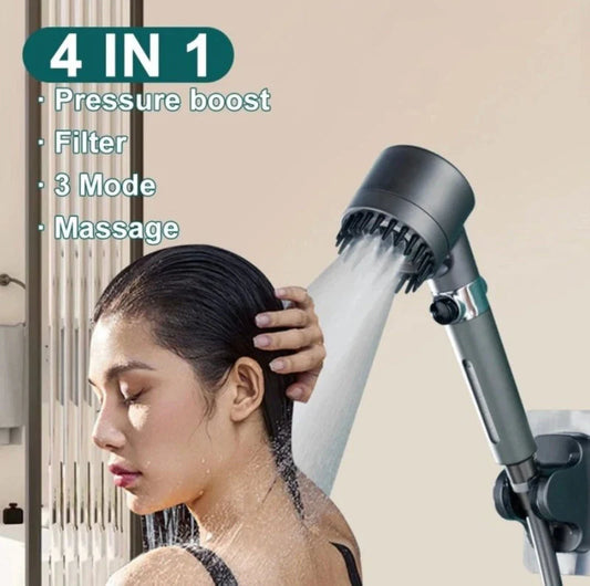 4 in 1 High Pressure Massage Shower Head (Limited stock🔥🔥)