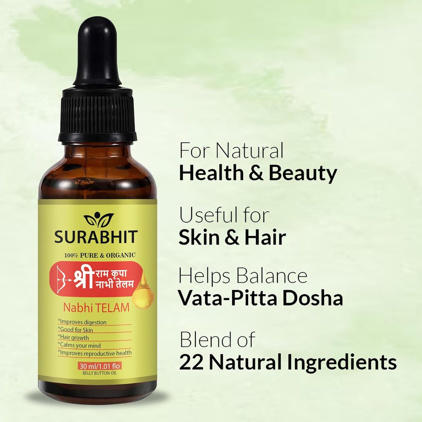 Ayurvedic Ramban Multi-Benefit Nabhi Oil (Limited Time Offer🔥) (Belly Button Oil)