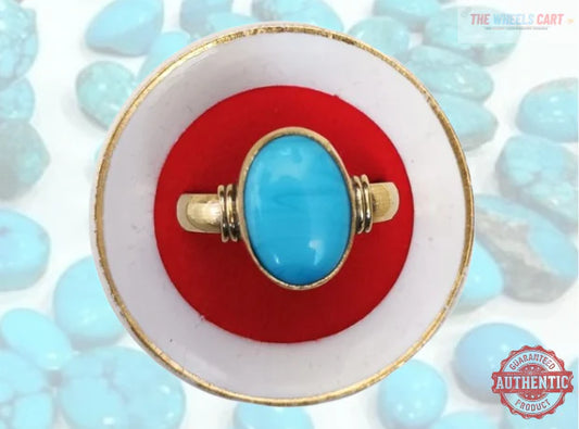 Premium Synthetic Firoza Ring & Locket (Limited Stock 🔥🔥)