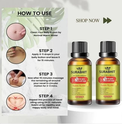 Ayurvedic Ramban Multi-Benefit Nabhi Oil (Limited Time Offer🔥) (Belly Button Oil)