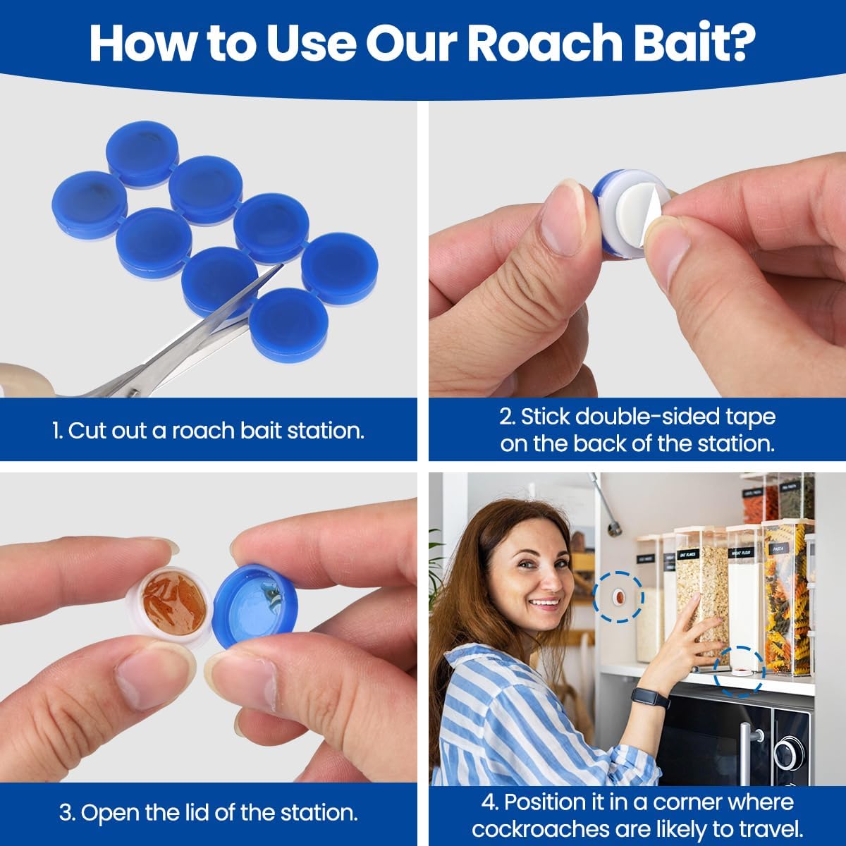 Roach Repellent™ - Cockroach Killer Gel 🪳🚫 (Get Rid of Roaches Permanently Indoor/Outdoor)