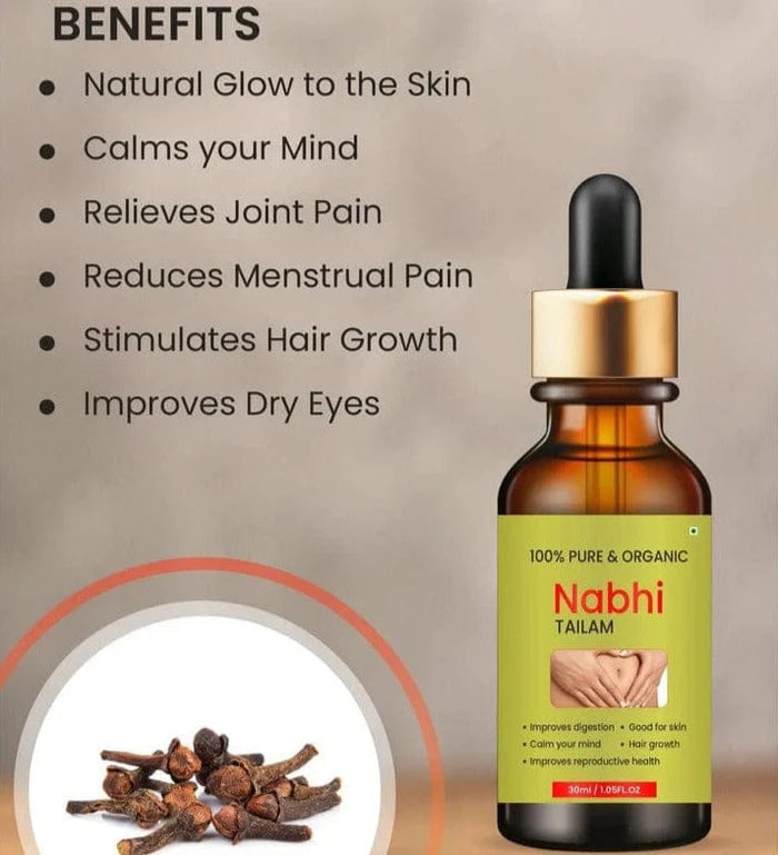Ayurvedic Ramban Multi-Benefit Nabhi Oil (Limited Time Offer🔥) (Belly Button Oil)