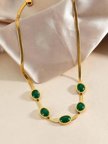 Premium Crystal Necklace Set - Get Free Bracelet & Earrings ✨💎
