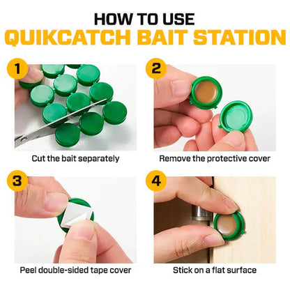 QuikCatch Roach Ace Bait Station (Buy Now - Limited Stock🔥🔥)