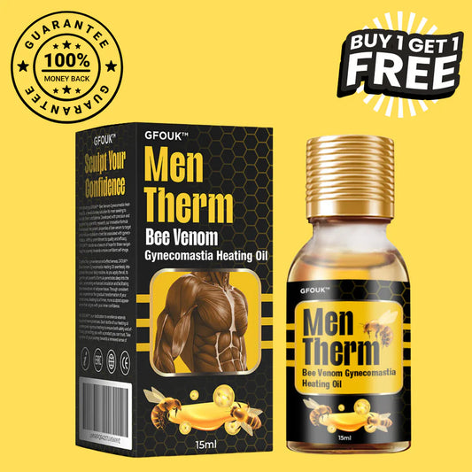 Bee Venom Gynecomastia Heating Oil (Reduce Chest Fat in 30 Days) - Buy 1 Get 1 Free🔥