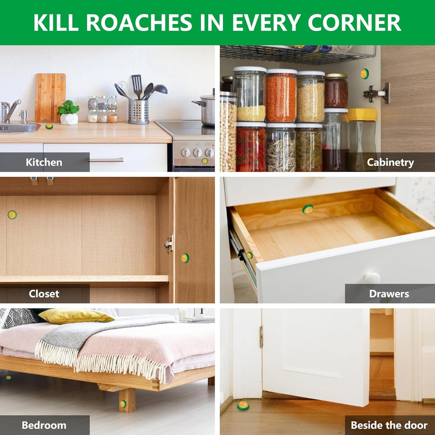 Roach Repellent™ - Cockroach Killer Gel 🪳🚫 (Get Rid of Roaches Permanently Indoor/Outdoor)